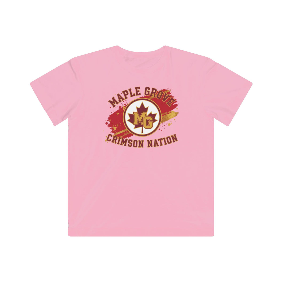 Maple Grove Crimson T-Shirt - Tee for Boys and Girls