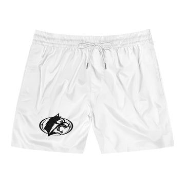 Roseville Raiders Men's Mid-Length Swim Shorts with Panther Logo - Summer Beachwear
