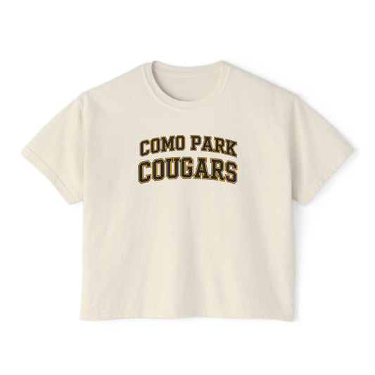 Saint Paul Como Park Cougars Casual Women's Boxy Tee
