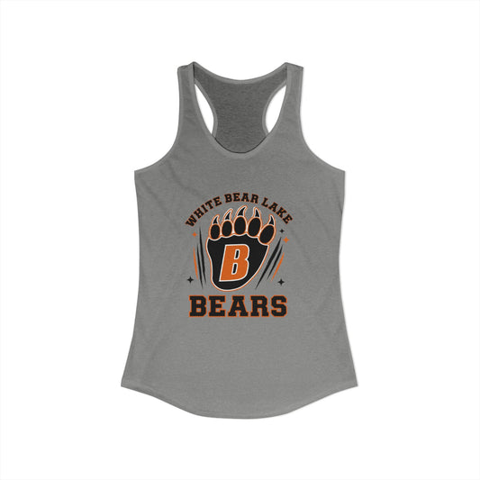 White Bear Bears Racerback Tank