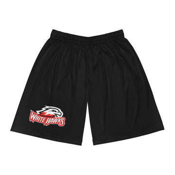 Mound Westonka White Hawks Black Basketball Shorts for Sports Enthusiasts
