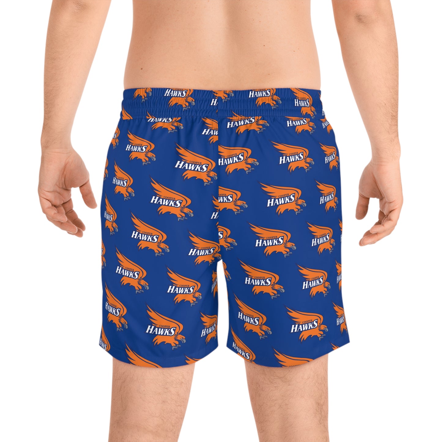 Robbinsdale Cooper Hawks Mid-Length Swim Shorts | Summer Beachwear for Men