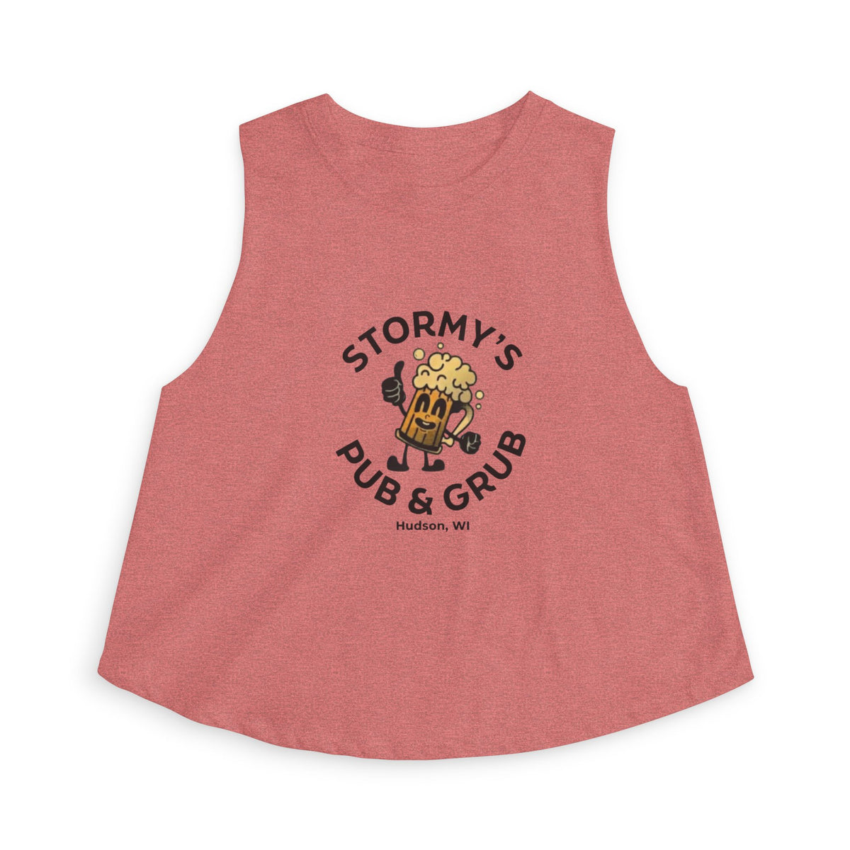 Pub & Grub Crop Top — Stormy's Beer Logo Women's Tank