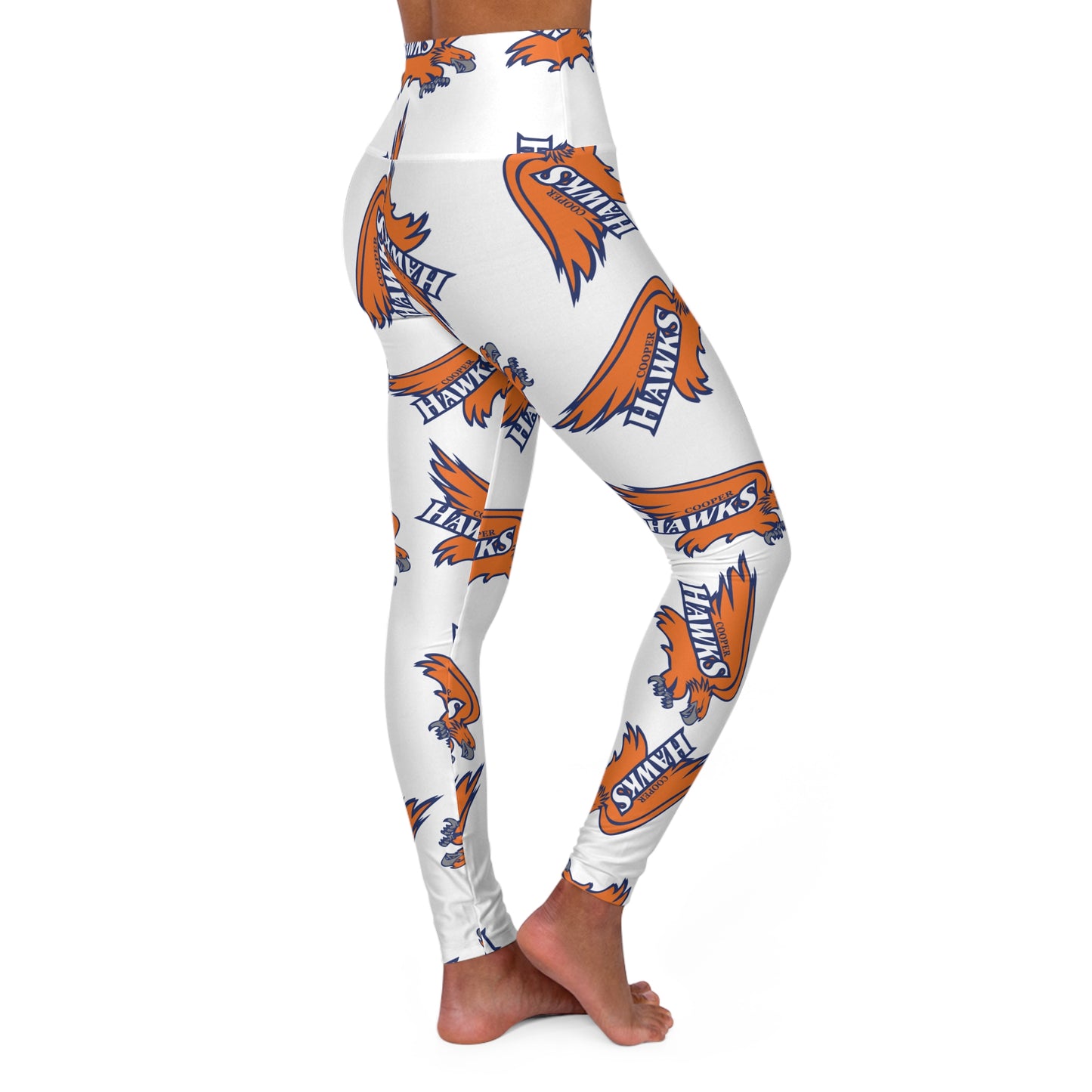 Robbinsdale Cooper Hawks High Waisted Leggings - Comfortable Fitness Wear for Active Lifestyle