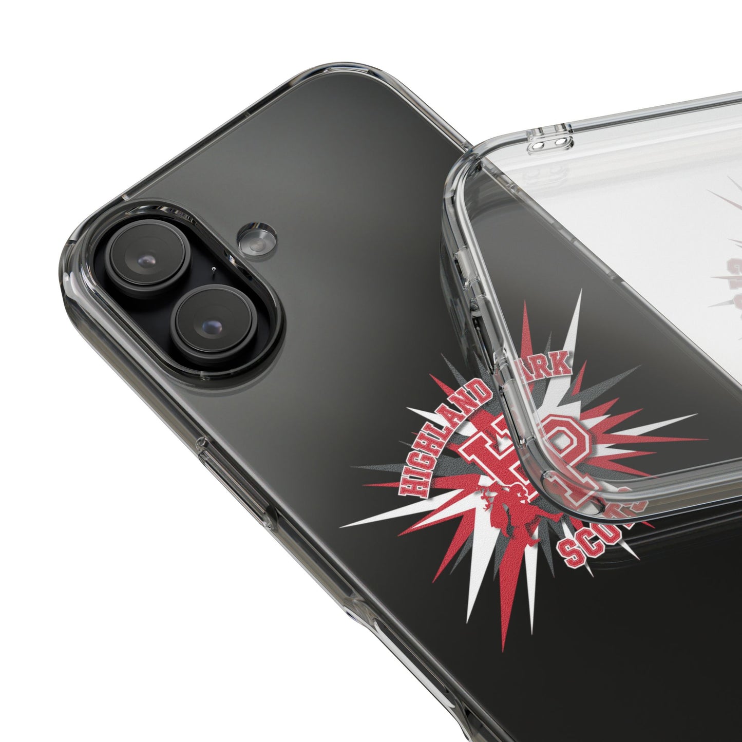 Saint Paul Highland Park Clear Phone Case - Perfect Gift for Students and Fans