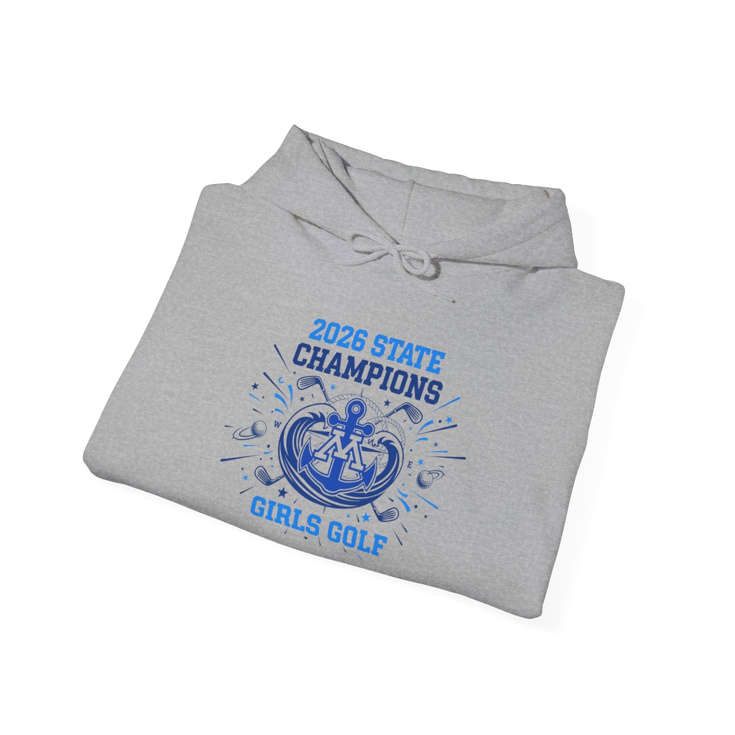 Minnetonka Skippers Girls Golf 2026 State Champions Hoodie