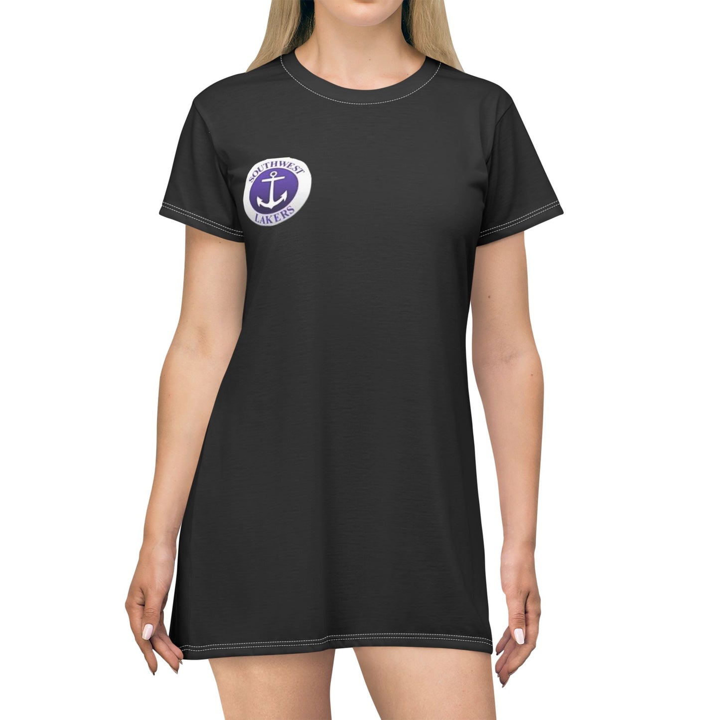 Minneapolis Southwest Lakers T-Shirt Dress - Casual Summer Outfit