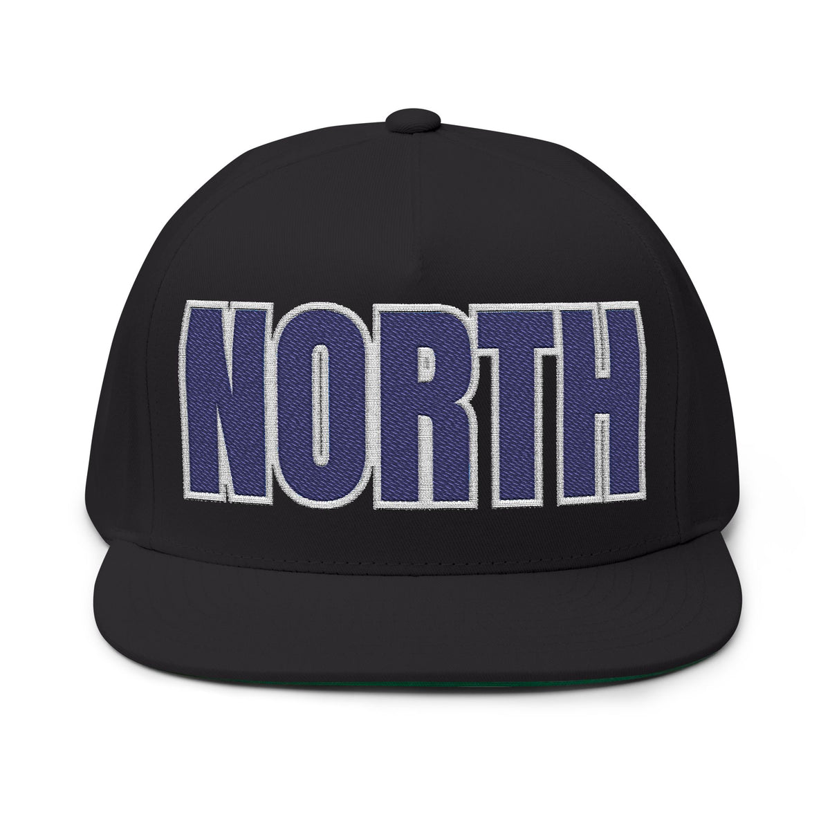 Minneapolis North Embroidered Flat Bill Cap