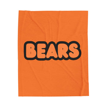 White Bear Lake Bears Cozy Velveteen Plush Blanket - Perfect for Relaxation and Home Decor