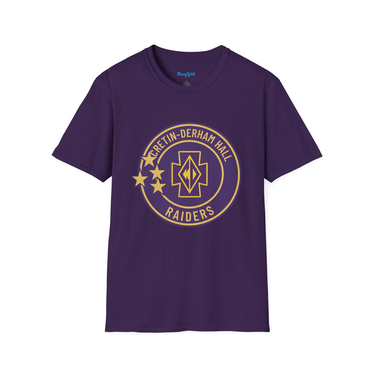 Cretin Derham-Hall Raiders Purple & Gold School Spirit T-Shirt