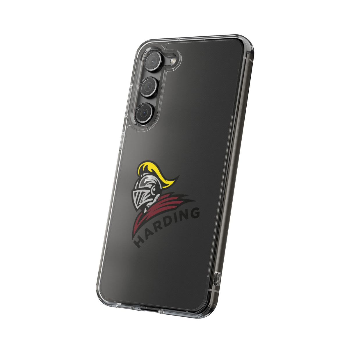 Clear Phone Case with Harding Logo