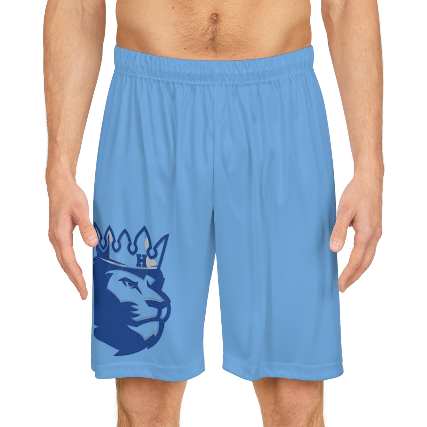 Hopkins Royals Men's Light Blue Basketball Shorts - Comfortable Athletic Wear