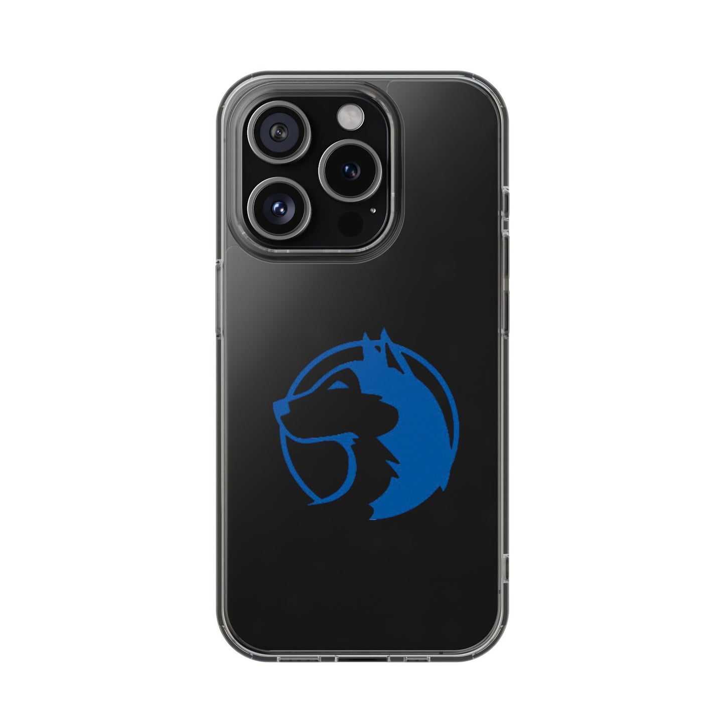 Saint Anthony Huskies Clear Phone Case
