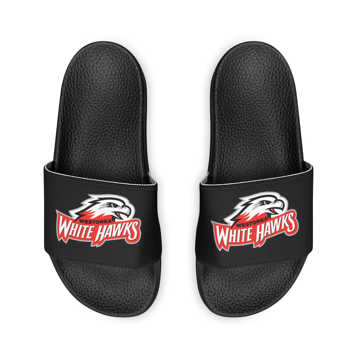 Mound Westonka White Hawks Men's Removable-Strap Casual Sandals for Summer Adventures