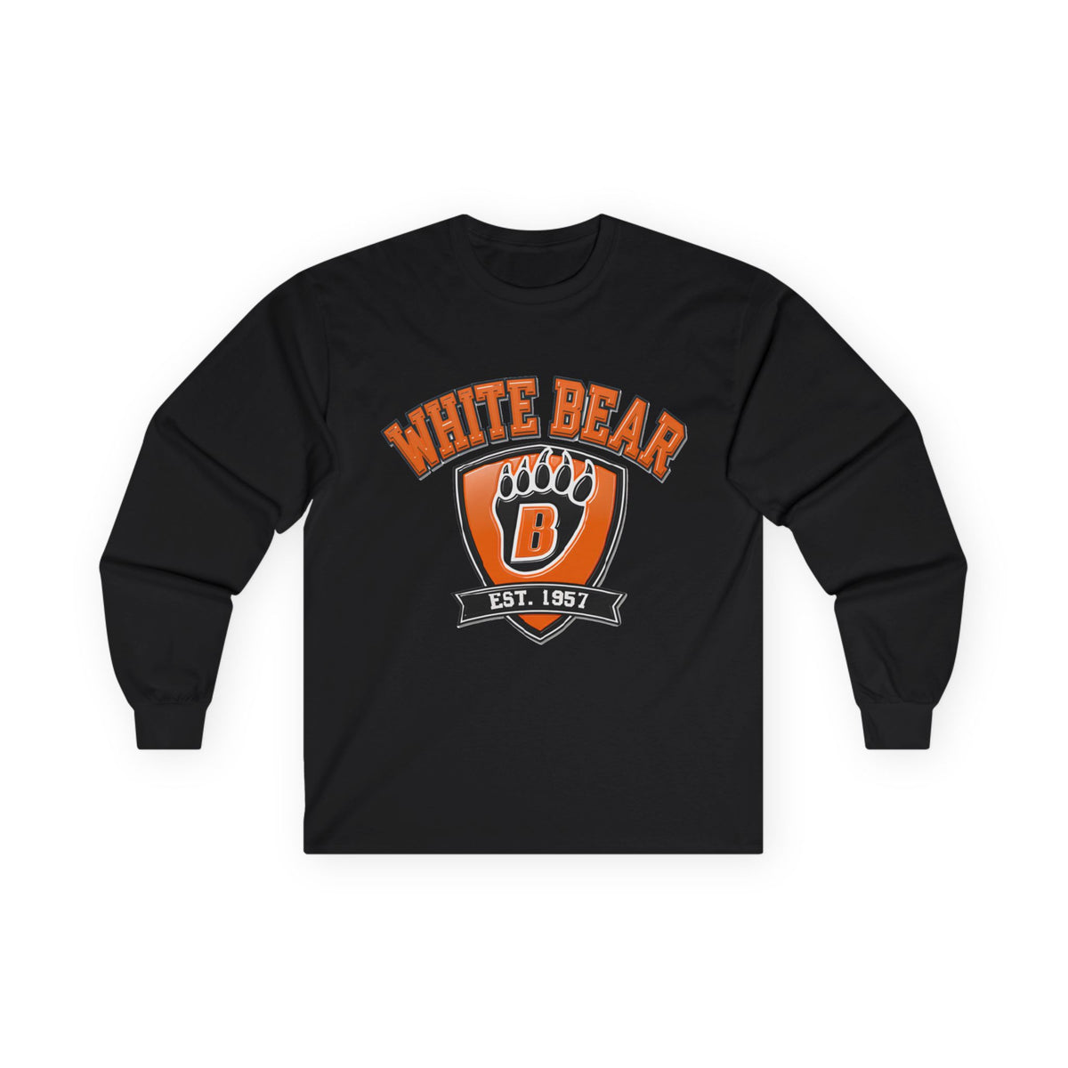 White Bear Bears Crest Long Sleeve Tee - EST 1957