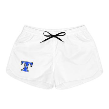 Tartan Titans White Women's Casual Shorts