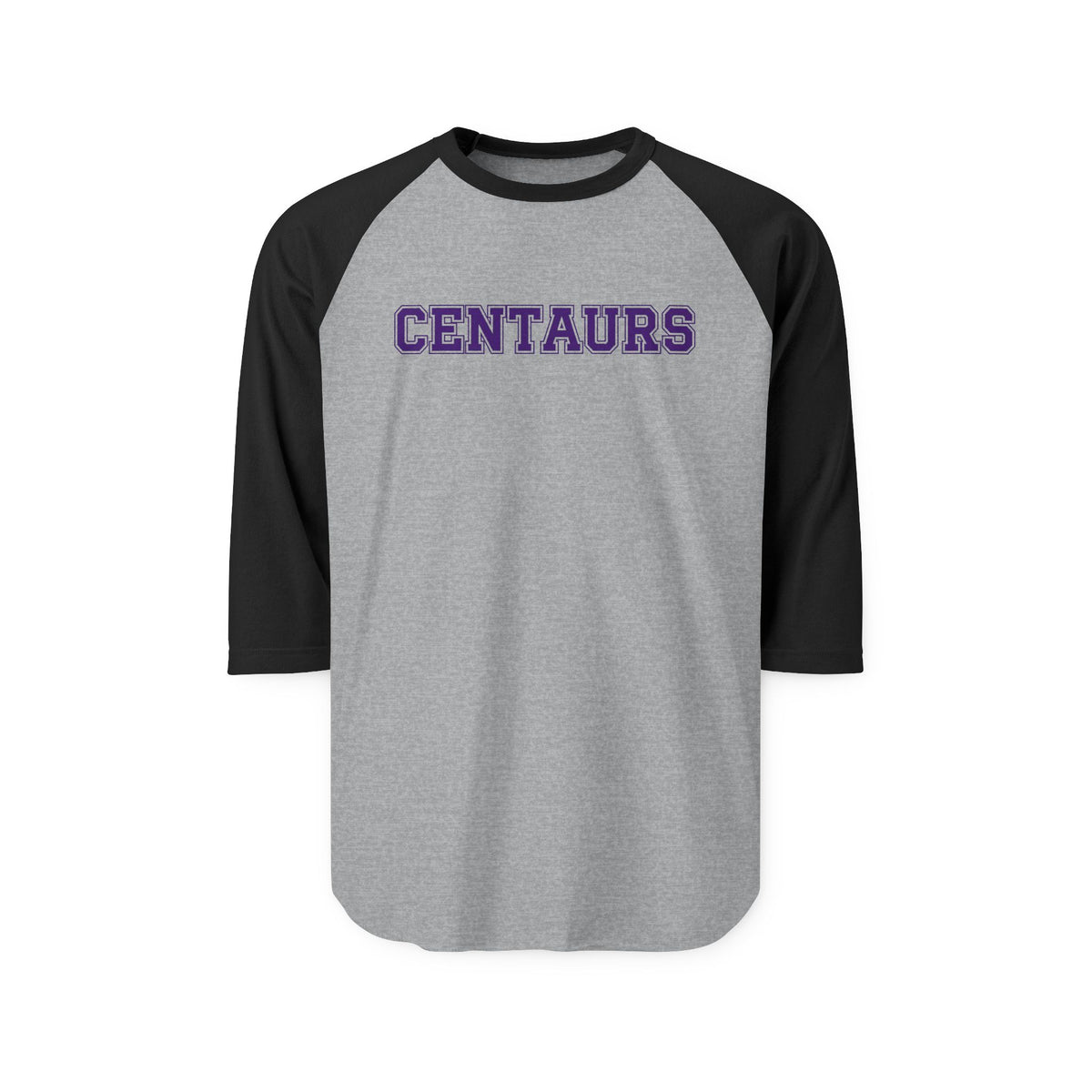 Brooklyn Center Centaurs Raglan Baseball Shirt — Vintage College Sports Tee