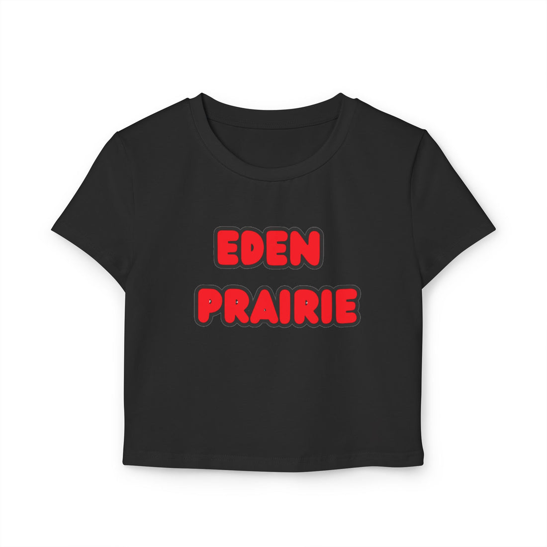 Eden Prairie Eagles Women’s Baby Tee - Retro Graphic Top for Casual Vibes