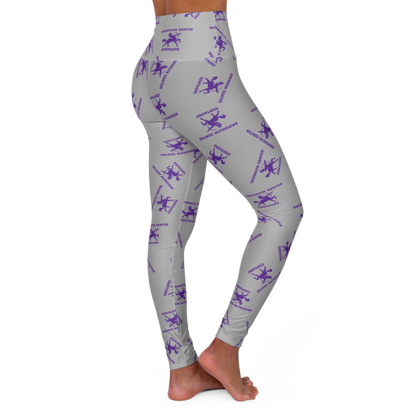 Brooklyn Center Centaurs Trendy High Waisted Leggings