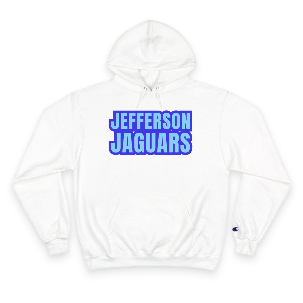 Bloomington Jefferson Jaguars Champion Hoodie — Retro Collegiate Pullover