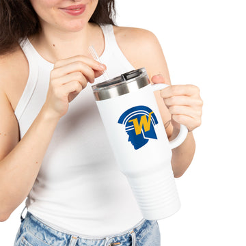 Wayzata Trojans 40oz Insulated Travel Mug - Perfect for Sports Fans & Daily Adventures!