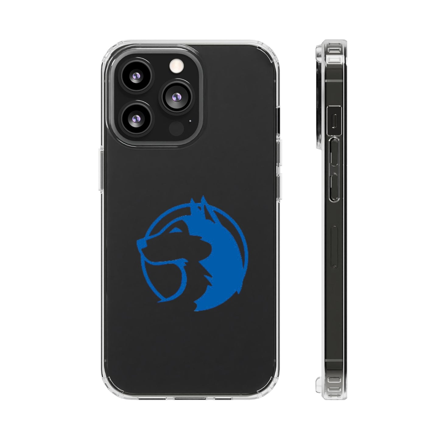 Saint Anthony Huskies Clear Phone Case