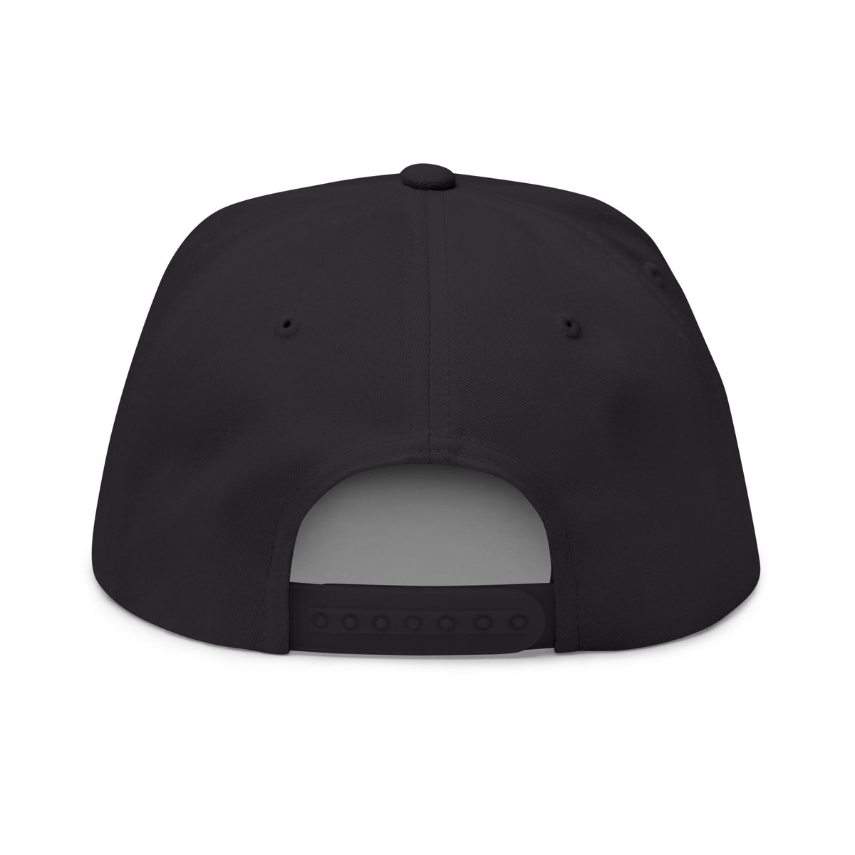 Mounds View Mustangs Embroidered Green Text Flat Bill Cap — School Spirit Snapback