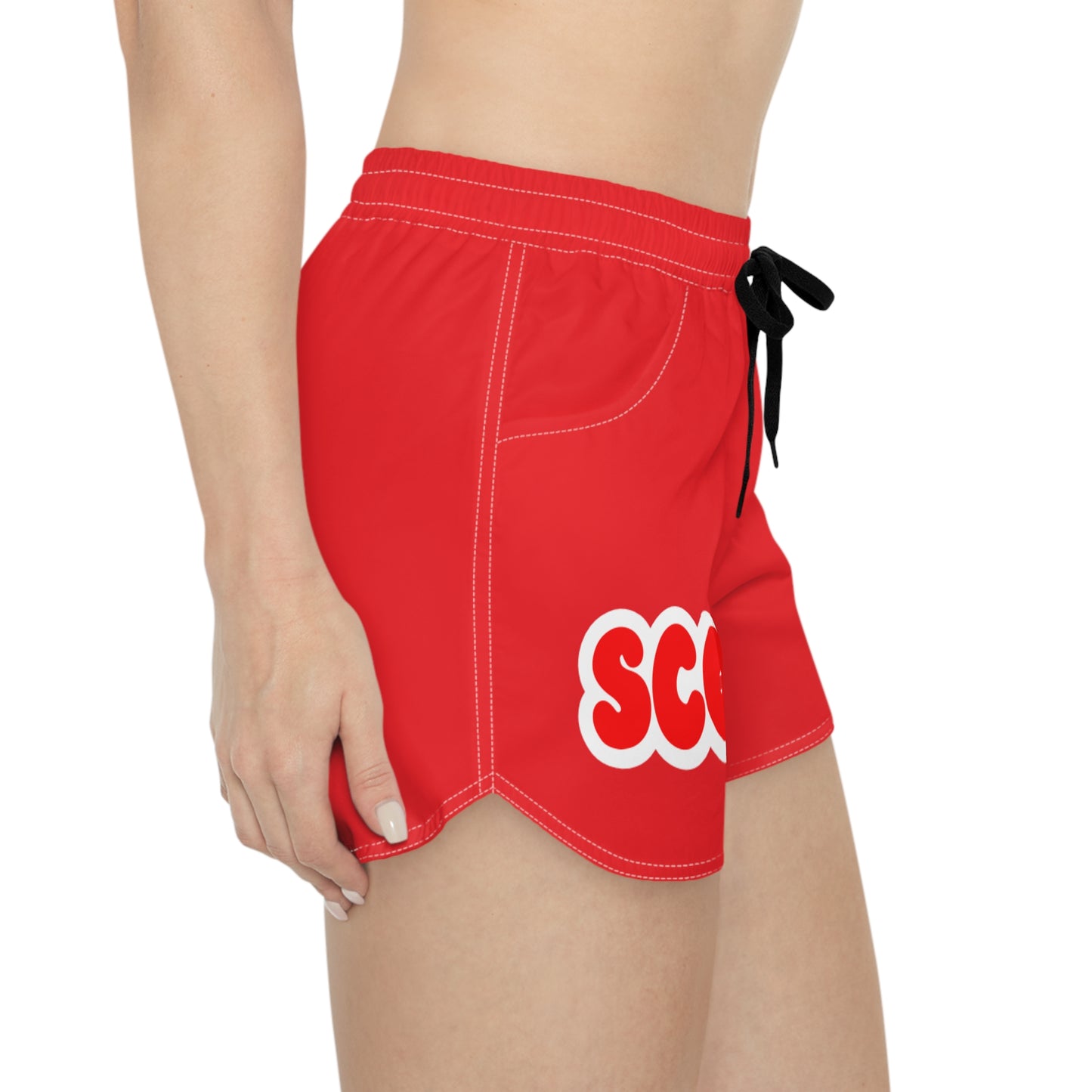 Saint Paul Highland Park Scots Women's Red Casual Shorts