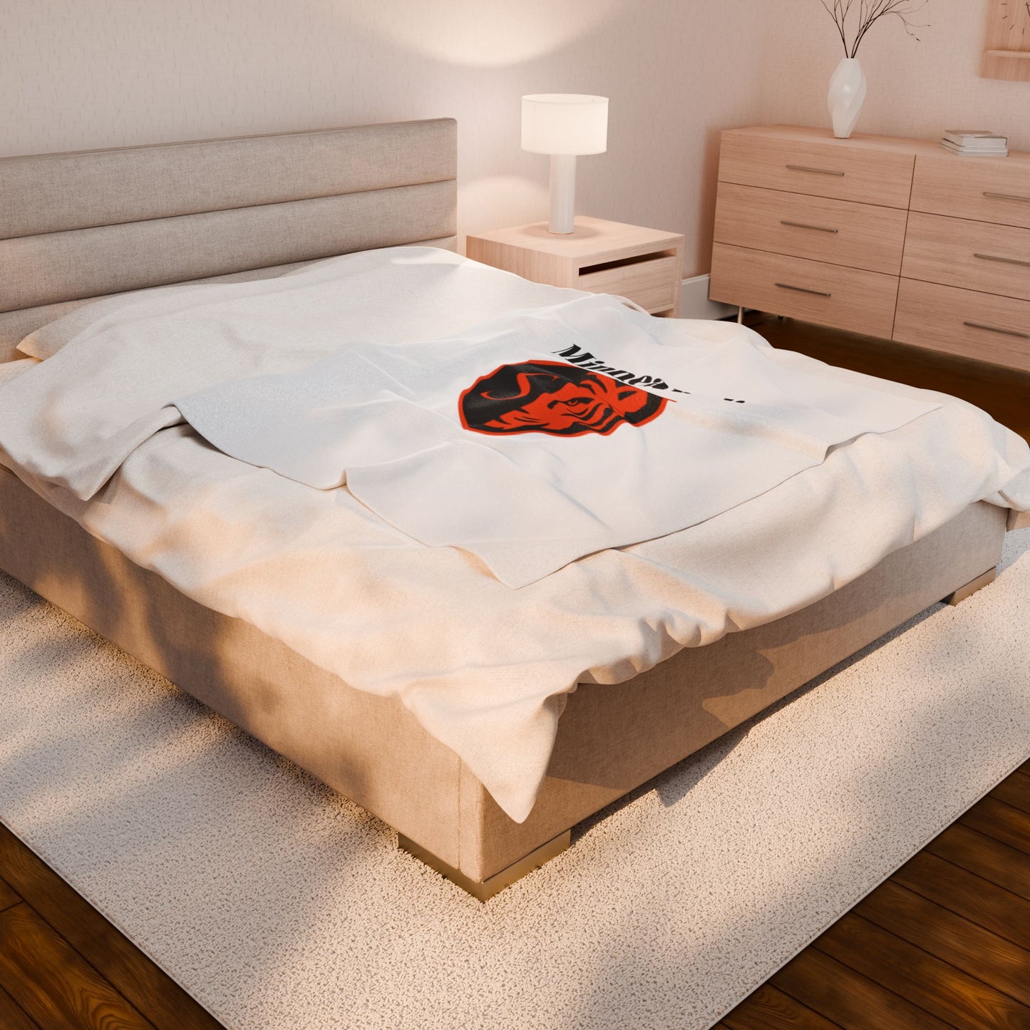 Minneapolis South Tigers Velveteen Blanket - Cozy and Loungey