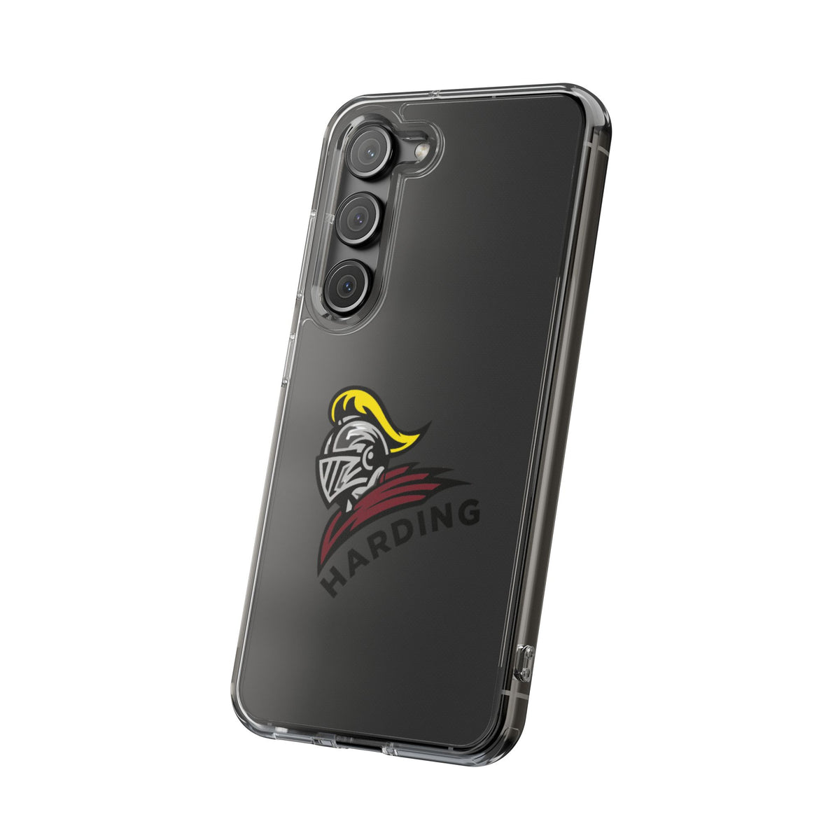 Clear Phone Case with Harding Logo
