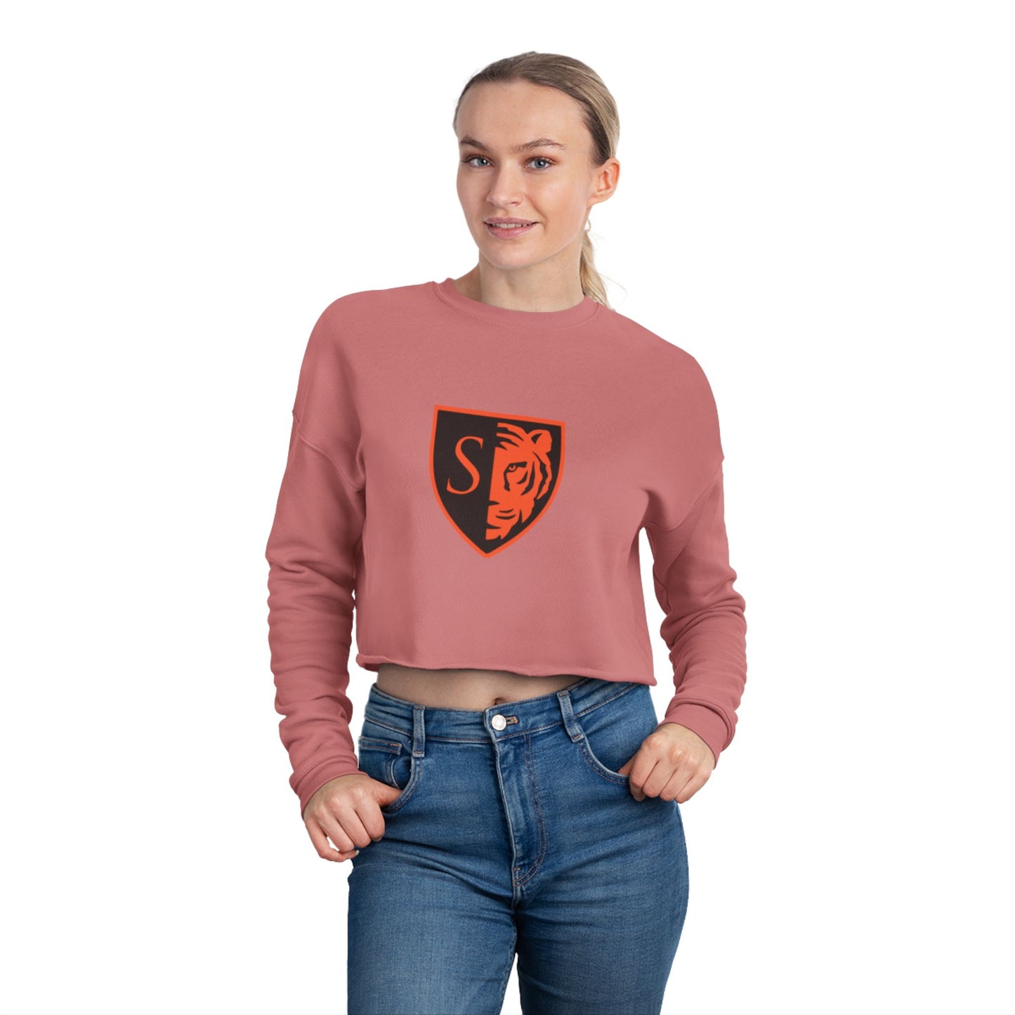 Minneapolis South Tigers Stylish Women's Cropped Sweatshirt - Trendy Athletic Wear