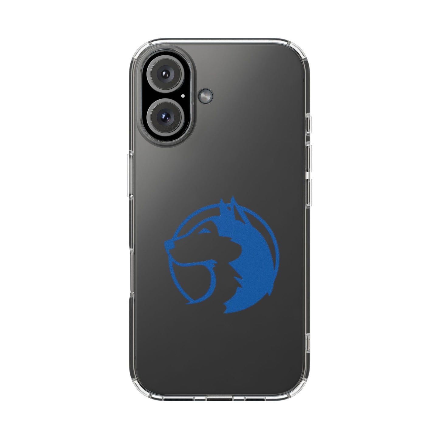 Saint Anthony Huskies Clear Phone Case