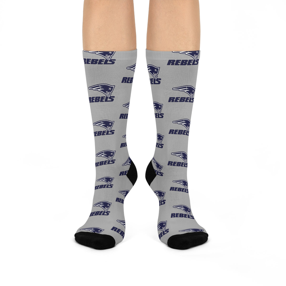 Champlin Park Rebels Trendy Cushioned Crew Socks