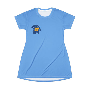 Wayzata Trojans T-Shirt Dress - Comfortable & Stylish Casual Wear