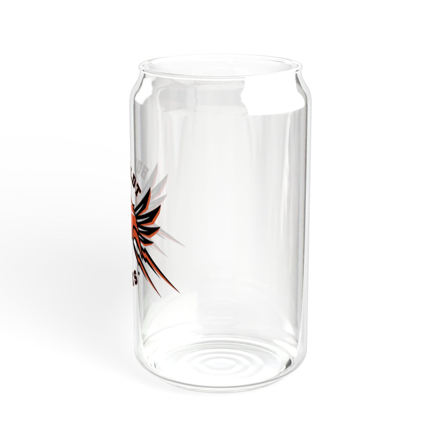 Saint Paul Humboldt Hawks Stylish 16oz Sipper Glass with Bamboo Lid