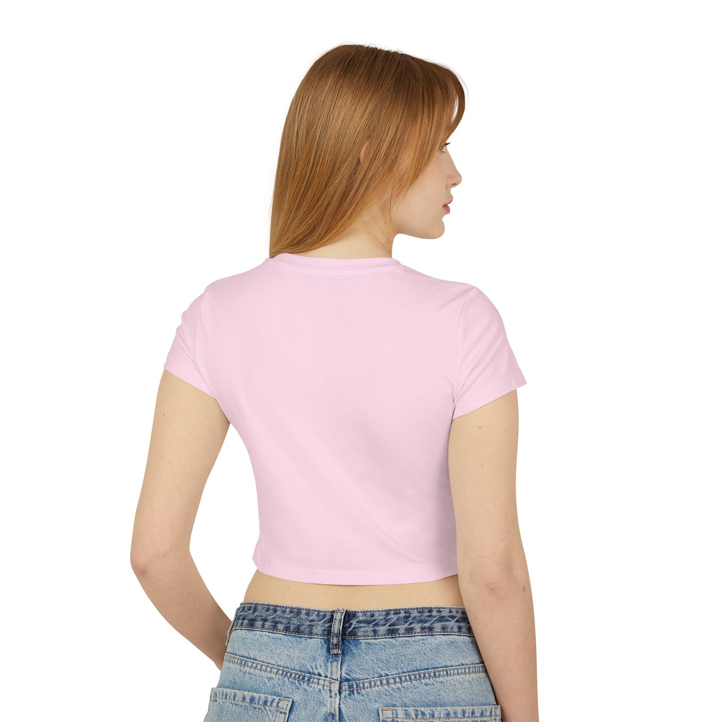 Edina Retro Women's Baby Tee - Trendy Cropped Tee for Casual Outfits