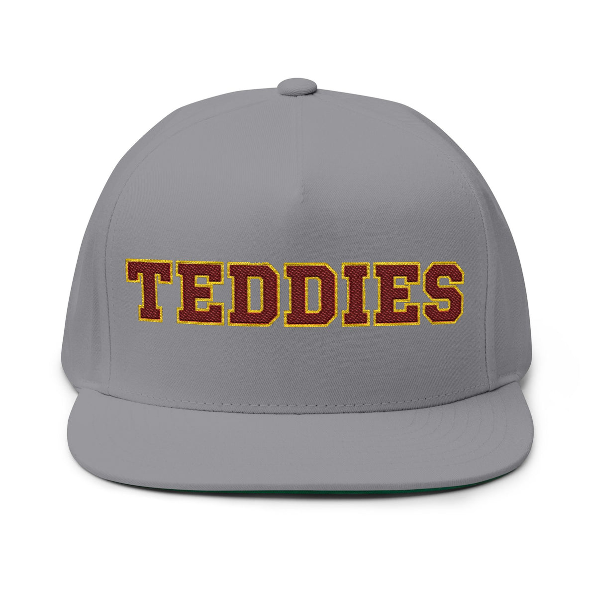 Minneapolis Roosevelt Teddies Embroidered Flat Bill Cap — School Spirit Snapback