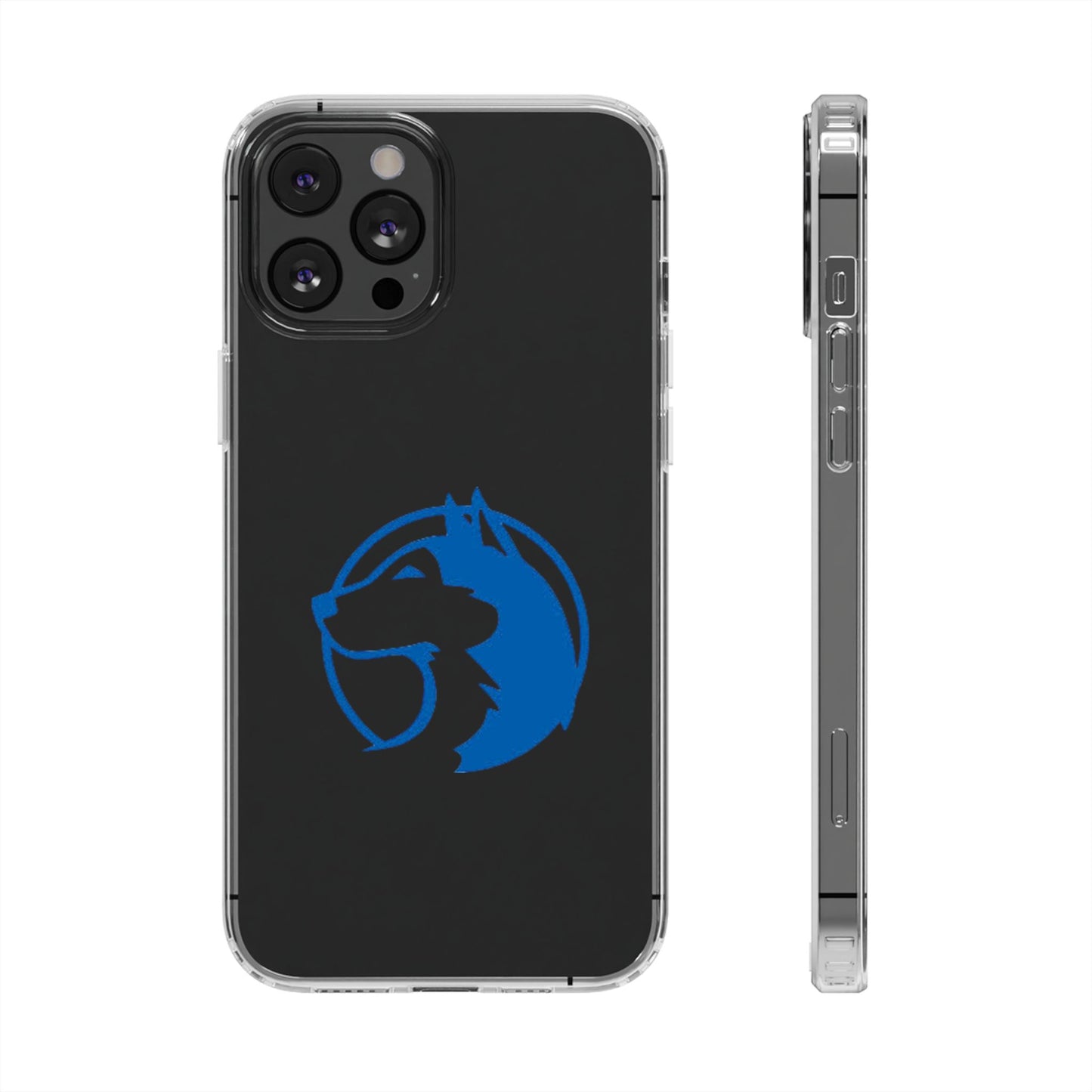 Saint Anthony Huskies Clear Phone Case