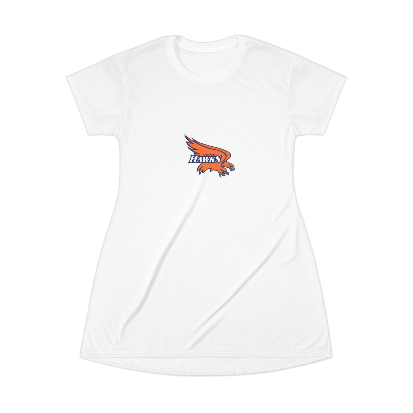 Robbinsdale Cooper Hawks Logo T-Shirt Dress - Stylish & Comfortable Sportswear for Fans