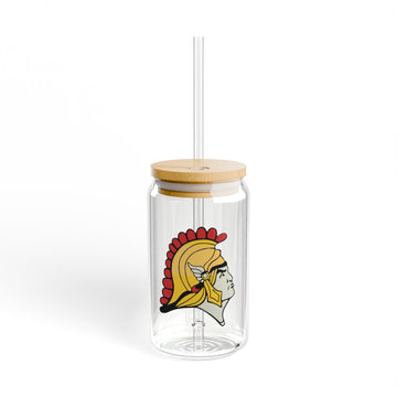 Orono Spartans Stylish 16oz Sipper Glass, Eco-Friendly Drinkware