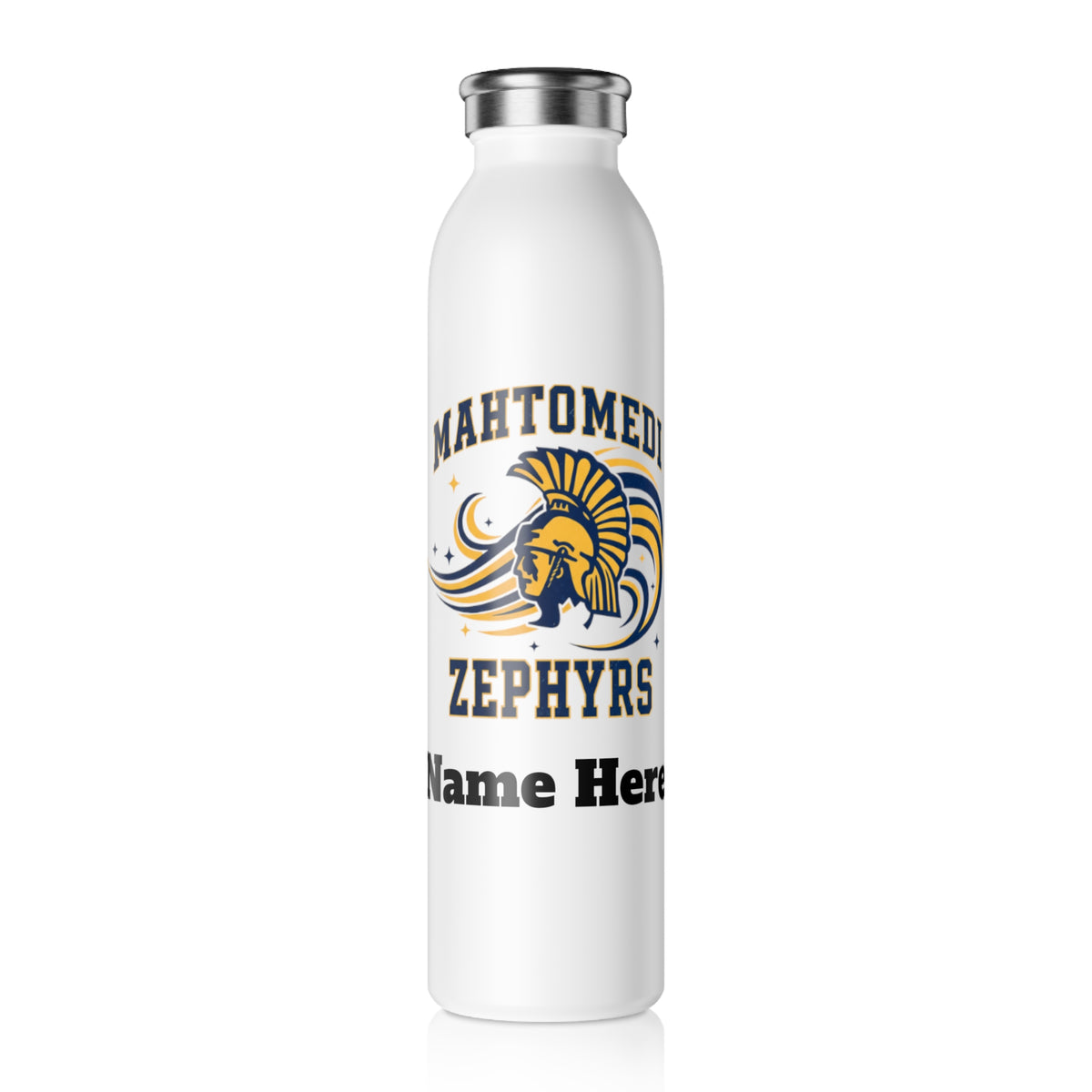 Mahtomedi Zephyrs Slim Water Bottle — Stainless Insulated Bottle