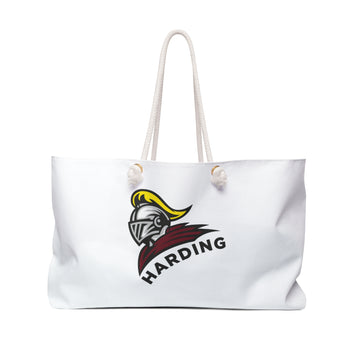 Spacious Harding Logo Weekender Bag - Stylish Travel Tote for Adventurers