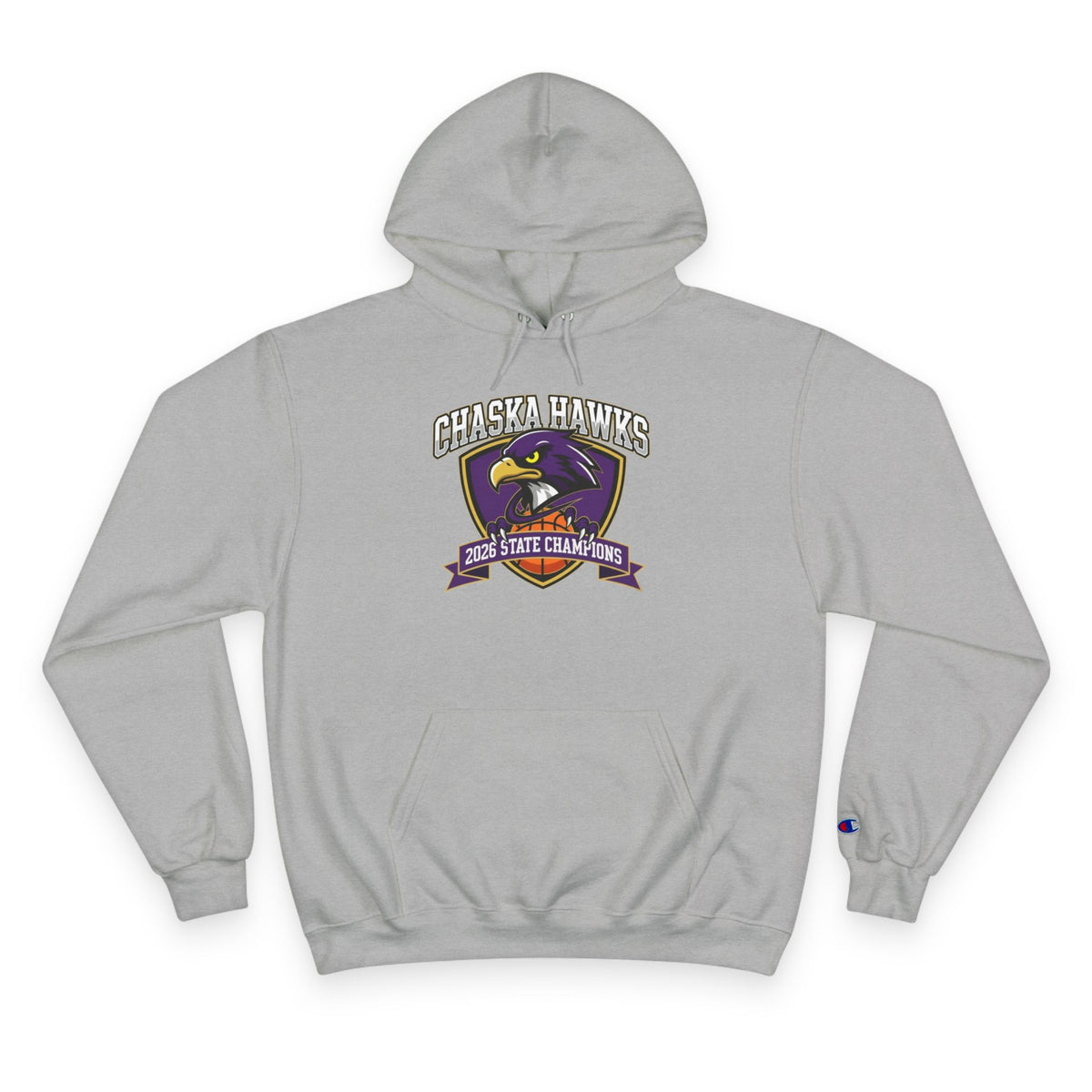 Chaska Hawks Boys Basketball 2026 Championship Hoodie