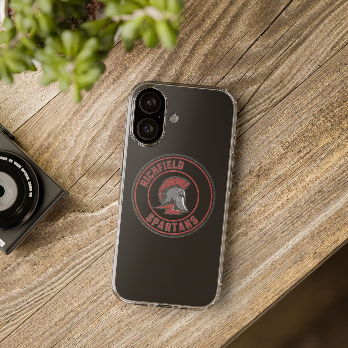 Richfield Spartans Clear Phone Case - Durable Phone Protection for Everyday Use