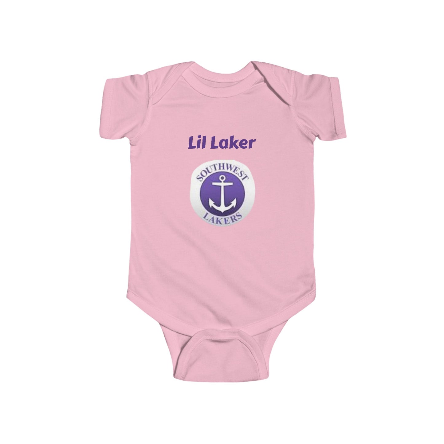 Minneapolis Southwest Cute Infant Bodysuit - Lil Laker Design for Baby Fans