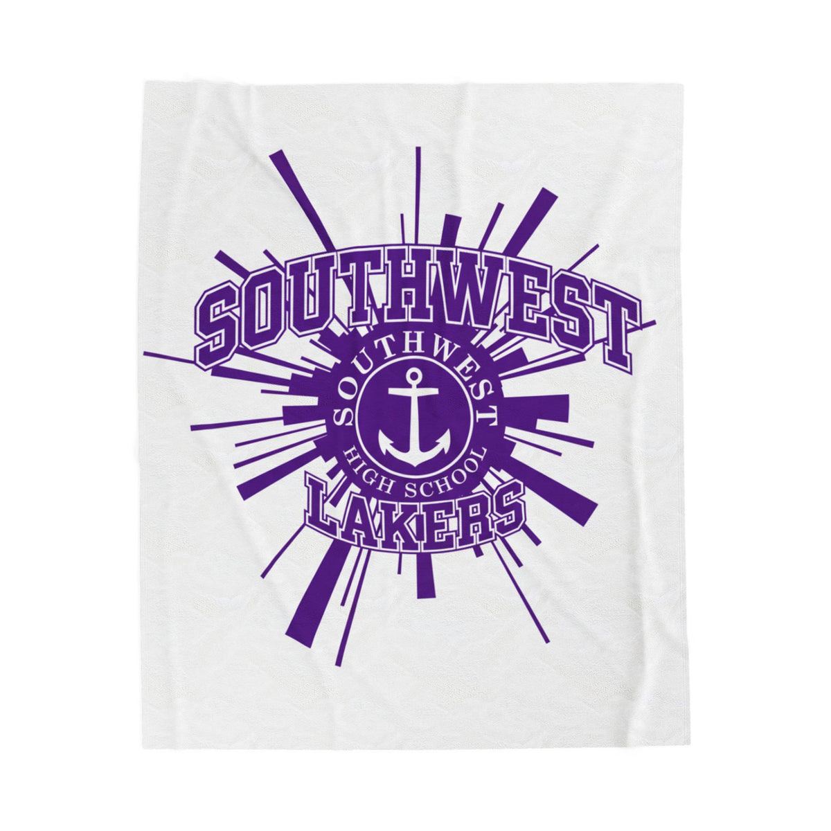 Minneapolis Southwest Lakers Velveteen Plush Blanket - Cozy Team Spirit Throw