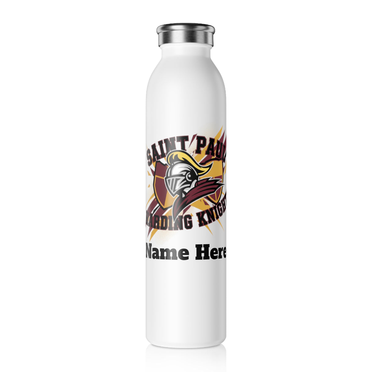 Saint Paul Harding Knights Slim Water Bottle — Stainless Insulated Bottle