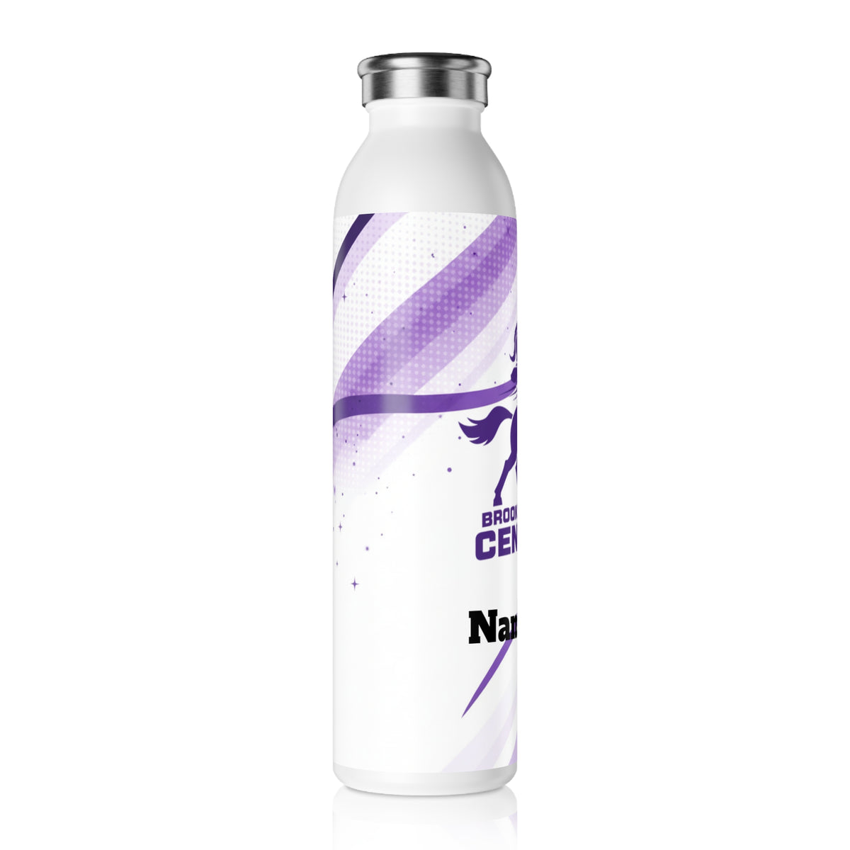 Brooklyn Center Centaurs Slim Water Bottle — Stainless Insulated Bottle