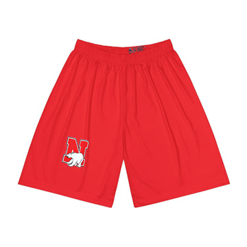 North Saint Paul Polars Red Men's Sports Shorts Athletic Shorts for Workouts, Casual Wear