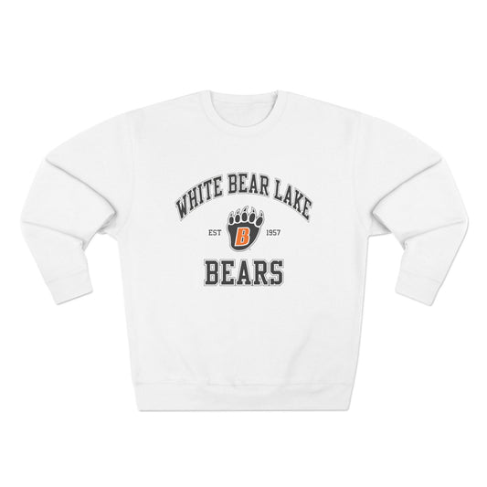 White Bear Lake Bears Crewneck Sweatshirt — School Mascot Team Pullover